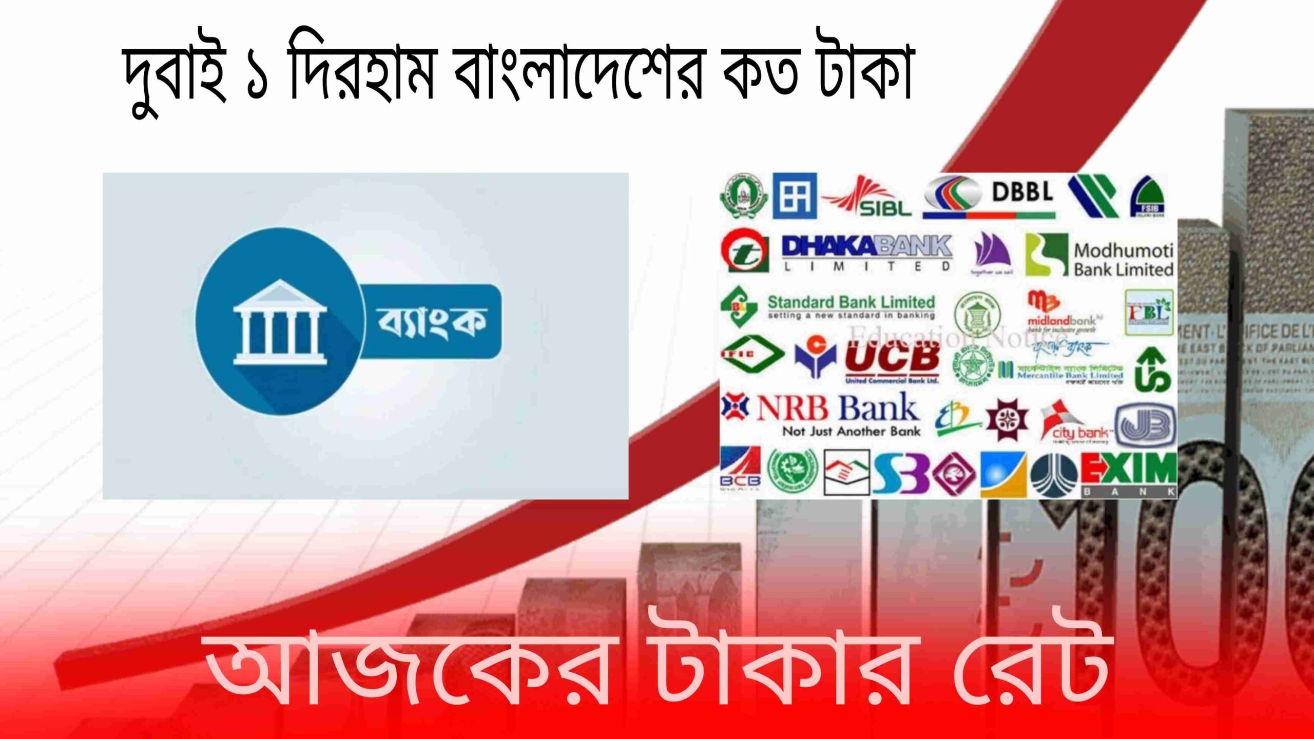 দুবাই আজকের টাকার রেট |সর্বশেষ আপডেট